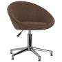 Swivel dining chairs 4 units brown fabric by vidaXL, dining chairs - Ref: Foro24-3089501, Price: 257,66 €, Discount: %