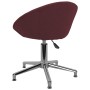 Sillas de comedor giratorias 6 unidades tela morada de vidaXL, Sillas de comedor - Ref: Foro24-3089520, Precio: 391,19 €, Des...