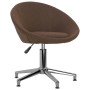 Swivel dining chairs 6 units brown fabric by vidaXL, dining chairs - Ref: Foro24-3089513, Price: 385,55 €, Discount: %