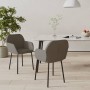 Dining chairs 2 units dark gray velvet by vidaXL, dining chairs - Ref: Foro24-344702, Price: 130,66 €, Discount: %