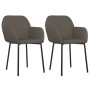 Dining chairs 2 units dark gray velvet by vidaXL, dining chairs - Ref: Foro24-344702, Price: 130,66 €, Discount: %