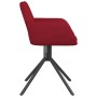 Swivel dining chairs 2 units red velvet by vidaXL, dining chairs - Ref: Foro24-344745, Price: 111,36 €, Discount: %