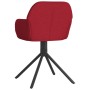 Swivel dining chairs 2 units red velvet by vidaXL, dining chairs - Ref: Foro24-344745, Price: 111,36 €, Discount: %