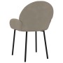 Dining chairs 2 units light gray velvet by vidaXL, dining chairs - Ref: Foro24-344763, Price: 127,64 €, Discount: %