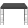 Gazebo with wall mounting anthracite gray fabric 3x3 m by vidaXL, Tents and gazebos - Ref: Foro24-47990, Price: 233,94 €, Dis...