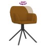 Swivel dining chairs 2 units brown velvet by vidaXL, dining chairs - Ref: Foro24-344748, Price: 129,13 €, Discount: %