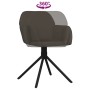 Swivel dining chairs 2 units dark gray velvet by vidaXL, dining chairs - Ref: Foro24-344741, Price: 147,99 €, Discount: %