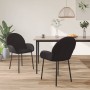 Dining chairs 2 units black synthetic leather by vidaXL, dining chairs - Ref: Foro24-344761, Price: 102,98 €, Discount: %