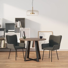 Dining chairs 2 units dark gray velvet by vidaXL, dining chairs - Ref: Foro24-344887, Price: 108,65 €, Discount: %