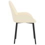 Dining chairs 2 units cream-colored synthetic leather by vidaXL, dining chairs - Ref: Foro24-344755, Price: 110,23 €, Discoun...