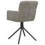 2pcs Light Gray Velvet Swivel Dining Chairs by vidaXL, dining chairs - Ref: Foro24-344790, Price: 145,27 €, Discount: %