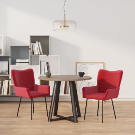 Dining chairs 2 units velvet red wine by vidaXL, dining chairs - Ref: Foro24-344803, Price: 135,99 €, Discount: %