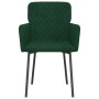 Sillas de comedor 2 unidades terciopelo verde oscuro de vidaXL, Sillas de comedor - Ref: Foro24-344781, Precio: 106,19 €, Des...