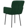 Sillas de comedor 2 unidades terciopelo verde oscuro de vidaXL, Sillas de comedor - Ref: Foro24-344781, Precio: 106,19 €, Des...