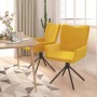 Sillas de comedor giratorias 2 uds terciopelo amarillo de vidaXL, Sillas de comedor - Ref: Foro24-344816, Precio: 132,74 €, D...