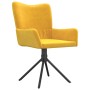 Sillas de comedor giratorias 2 uds terciopelo amarillo de vidaXL, Sillas de comedor - Ref: Foro24-344816, Precio: 132,74 €, D...