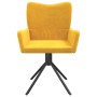 Sillas de comedor giratorias 2 uds terciopelo amarillo de vidaXL, Sillas de comedor - Ref: Foro24-344816, Precio: 132,74 €, D...