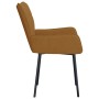 Dining chairs 2 units brown velvet by vidaXL, dining chairs - Ref: Foro24-344828, Price: 108,72 €, Discount: %