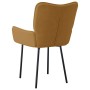 Dining chairs 2 units brown velvet by vidaXL, dining chairs - Ref: Foro24-344828, Price: 108,72 €, Discount: %