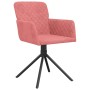 Sillas de comedor giratorias 2 unidades terciopelo rosa de vidaXL, Sillas de comedor - Ref: Foro24-344794, Precio: 155,99 €, ...