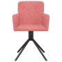 Sillas de comedor giratorias 2 unidades terciopelo rosa de vidaXL, Sillas de comedor - Ref: Foro24-344794, Precio: 155,99 €, ...