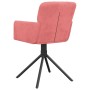 Sillas de comedor giratorias 2 unidades terciopelo rosa de vidaXL, Sillas de comedor - Ref: Foro24-344794, Precio: 155,99 €, ...