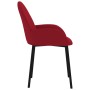 Sillas de comedor 2 unidades terciopelo rojo tinto de vidaXL, Sillas de comedor - Ref: Foro24-344768, Precio: 119,99 €, Descu...