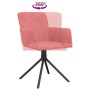 Sillas de comedor giratorias 2 unidades terciopelo rosa de vidaXL, Sillas de comedor - Ref: Foro24-344794, Precio: 155,99 €, ...