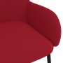 Sillas de comedor 2 unidades terciopelo rojo tinto de vidaXL, Sillas de comedor - Ref: Foro24-344768, Precio: 119,99 €, Descu...