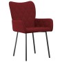 Sillas de comedor 2 unidades tela rojo tinto de vidaXL, Sillas de comedor - Ref: Foro24-344834, Precio: 110,68 €, Descuento: %