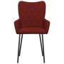 Sillas de comedor 2 unidades tela rojo tinto de vidaXL, Sillas de comedor - Ref: Foro24-344834, Precio: 110,68 €, Descuento: %