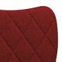 Sillas de comedor 2 unidades tela rojo tinto de vidaXL, Sillas de comedor - Ref: Foro24-344834, Precio: 110,68 €, Descuento: %