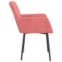 Sillas de comedor 2 unidades terciopelo rosa de vidaXL, Sillas de comedor - Ref: Foro24-344783, Precio: 121,99 €, Descuento: %