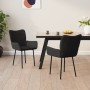 Dining chairs 2 units black velvet by vidaXL, dining chairs - Ref: Foro24-344826, Price: 121,51 €, Discount: %