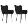 Dining chairs 2 units black velvet by vidaXL, dining chairs - Ref: Foro24-344826, Price: 121,51 €, Discount: %