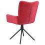 Swivel dining chairs 2 units red velvet by vidaXL, dining chairs - Ref: Foro24-344814, Price: 159,99 €, Discount: %