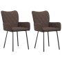 Dining chairs 2 units taupe gray fabric by vidaXL, dining chairs - Ref: Foro24-344838, Price: 126,87 €, Discount: %