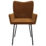 Dining chairs 2 units brown velvet by vidaXL, dining chairs - Ref: Foro24-344806, Price: 123,99 €, Discount: %