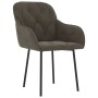 Dining chairs 2 units dark gray velvet by vidaXL, dining chairs - Ref: Foro24-344846, Price: 132,99 €, Discount: %