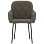 Dining chairs 2 units dark gray velvet by vidaXL, dining chairs - Ref: Foro24-344846, Price: 132,99 €, Discount: %