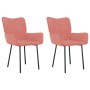 Esszimmerstühle 2 Einheiten rosa Samt von vidaXL, Essstühle - Ref: Foro24-344824, Preis: 135,99 €, Rabatt: %