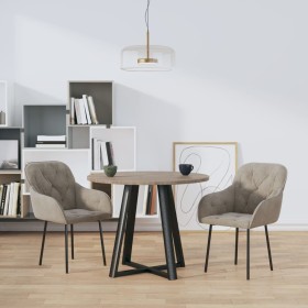 Dining chairs 2 units light gray velvet by vidaXL, dining chairs - Ref: Foro24-344845, Price: 112,09 €, Discount: %