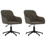 Swivel dining chairs 2 units dark gray velvet by vidaXL, dining chairs - Ref: Foro24-3103378, Price: 175,04 €, Discount: %