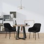 Dining chairs 2 units black velvet by vidaXL, dining chairs - Ref: Foro24-344851, Price: 124,65 €, Discount: %