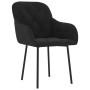 Dining chairs 2 units black velvet by vidaXL, dining chairs - Ref: Foro24-344851, Price: 124,65 €, Discount: %