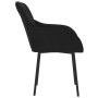 Sillas de comedor 2 unidades terciopelo negro de vidaXL, Sillas de comedor - Ref: Foro24-344851, Precio: 124,65 €, Descuento: %