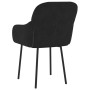 Dining chairs 2 units black velvet by vidaXL, dining chairs - Ref: Foro24-344851, Price: 124,65 €, Discount: %