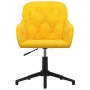 Swivel dining chairs 2 pcs yellow velvet by vidaXL, dining chairs - Ref: Foro24-3103384, Price: 173,33 €, Discount: %