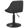 Black Velvet Dining Chair by vidaXL, dining chairs - Ref: Foro24-3088810, Price: 76,36 €, Discount: %