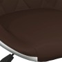 Swivel dining chair 4 pcs brown white synthetic leather by vidaXL, dining chairs - Ref: Foro24-3088887, Price: 197,93 €, Disc...